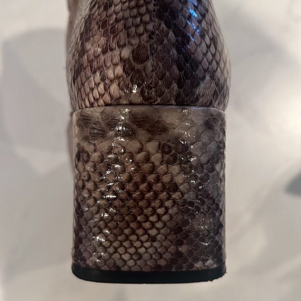 Python Print Ankle Boots. Worn Once:) - image 5